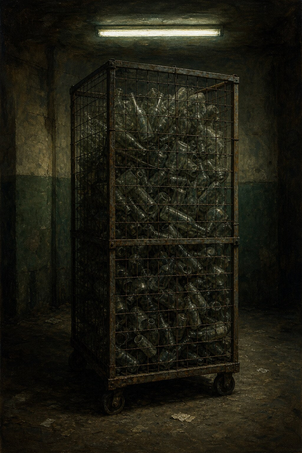 The Cage of Clear Glass