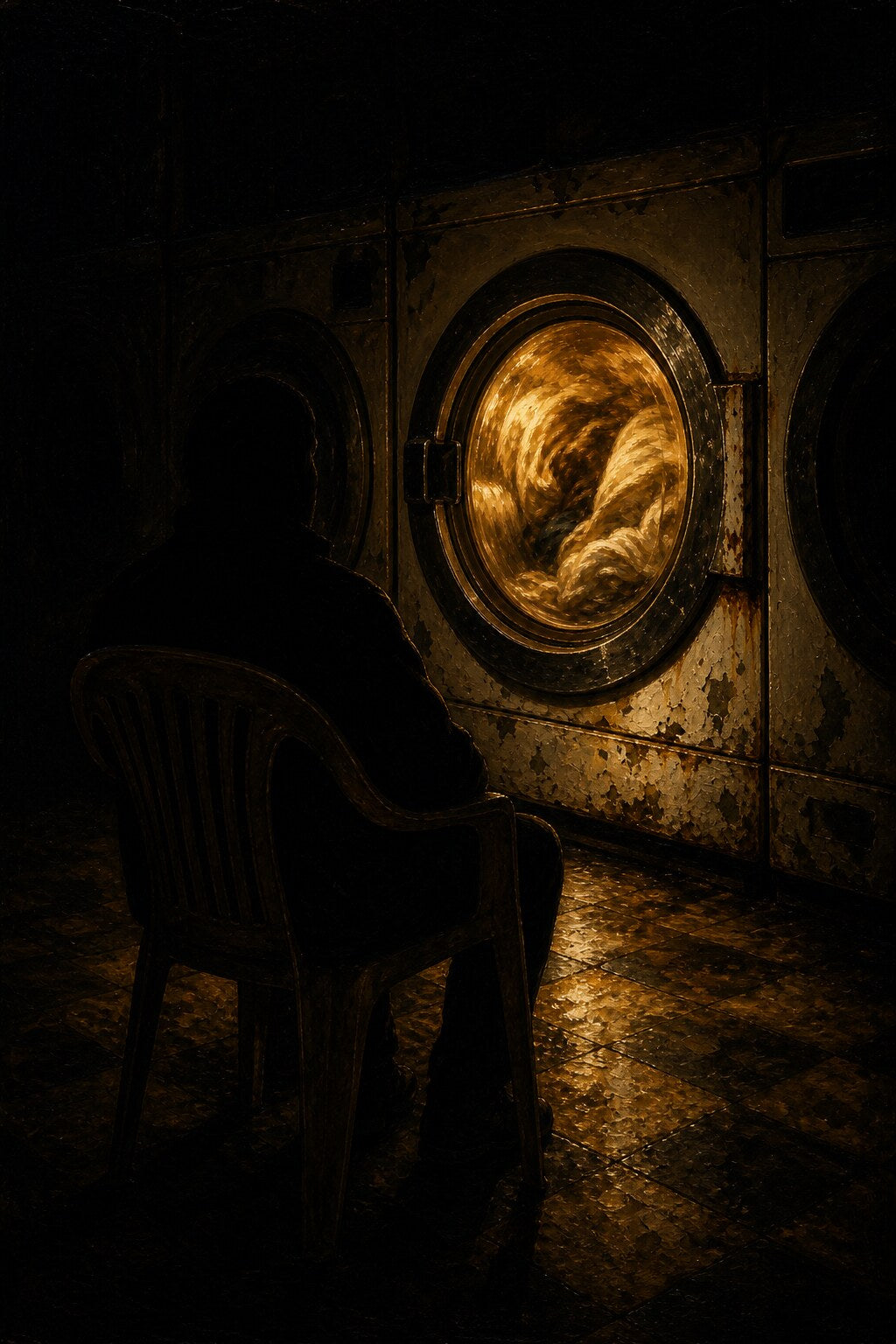 The Watcher in the Plastic Chair