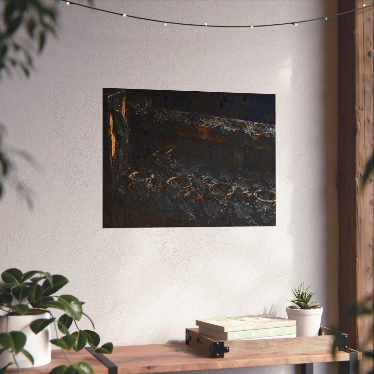 "The Crust Breaking on the Coils": A Garabaggio Fine Art Print