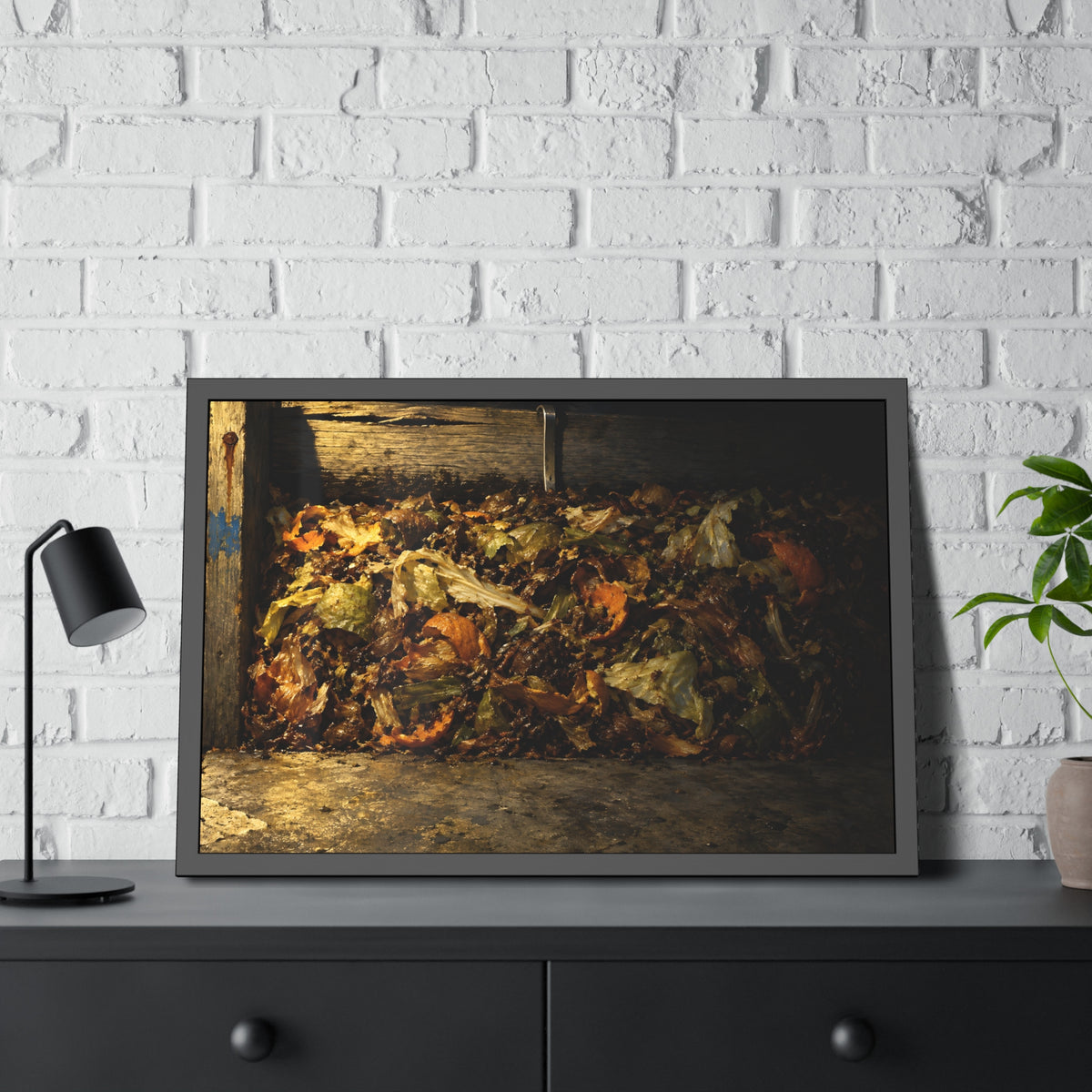 "The Peel Going Dull": A Garabaggio Framed Print