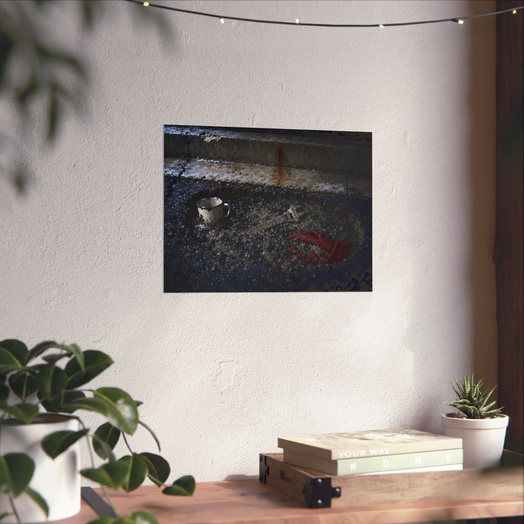 "The Red Wool in the Gravel": A Garabaggio Fine Art Print
