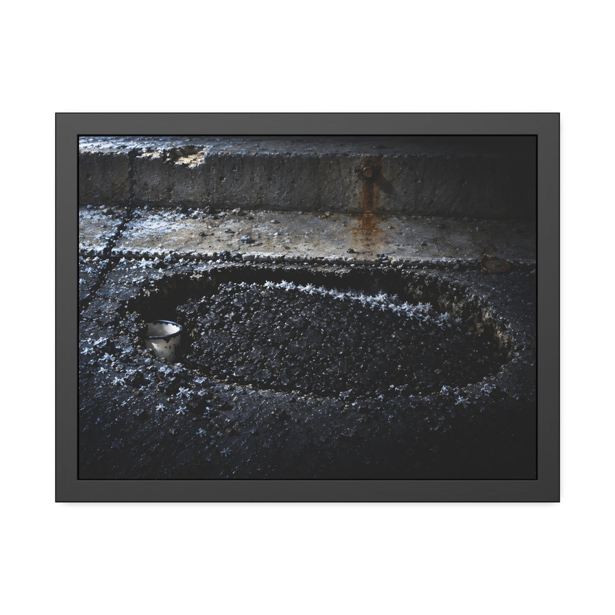 "The Sunk Edge": A Garabaggio Framed Print
