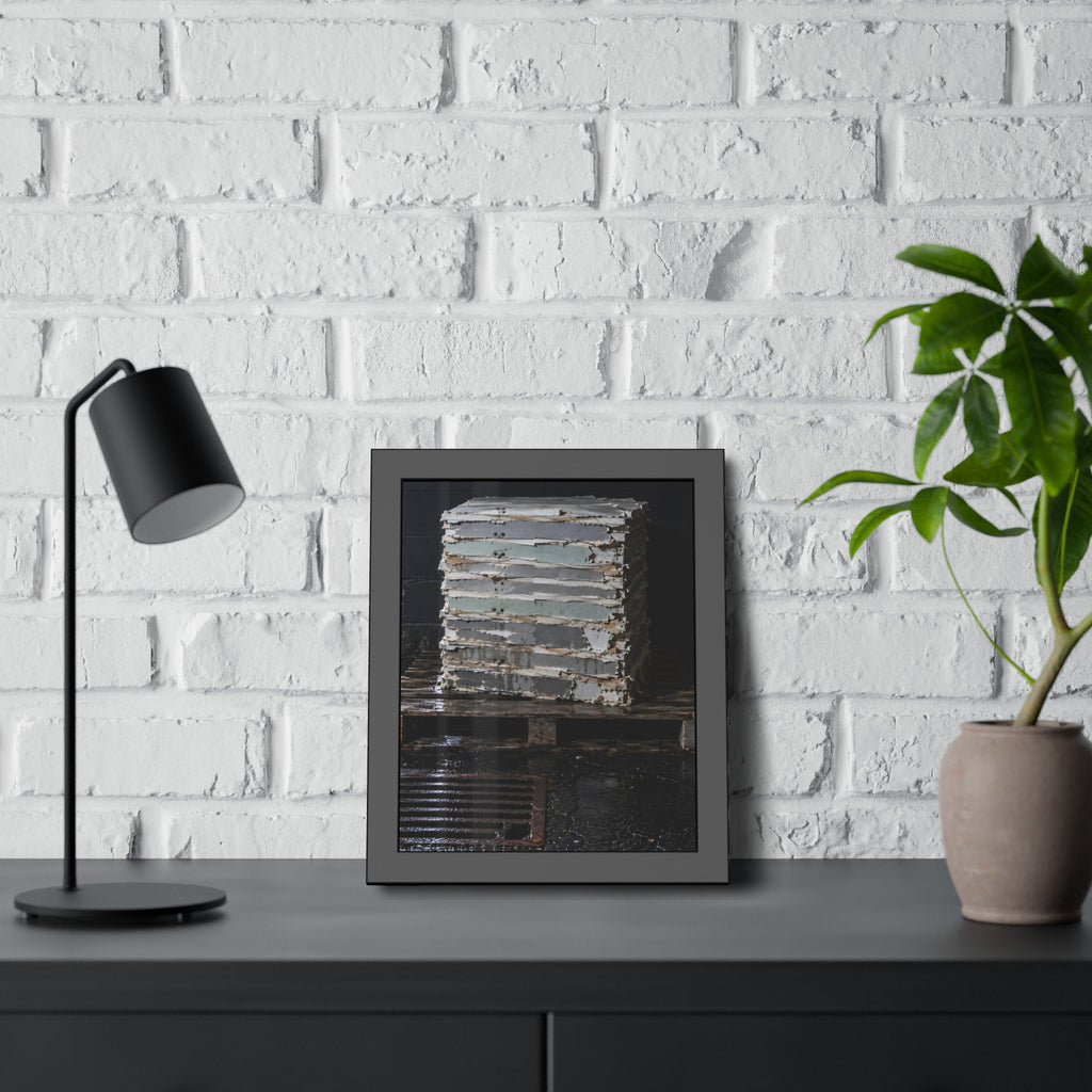 "The Block as Built": A Garabaggio Framed Print