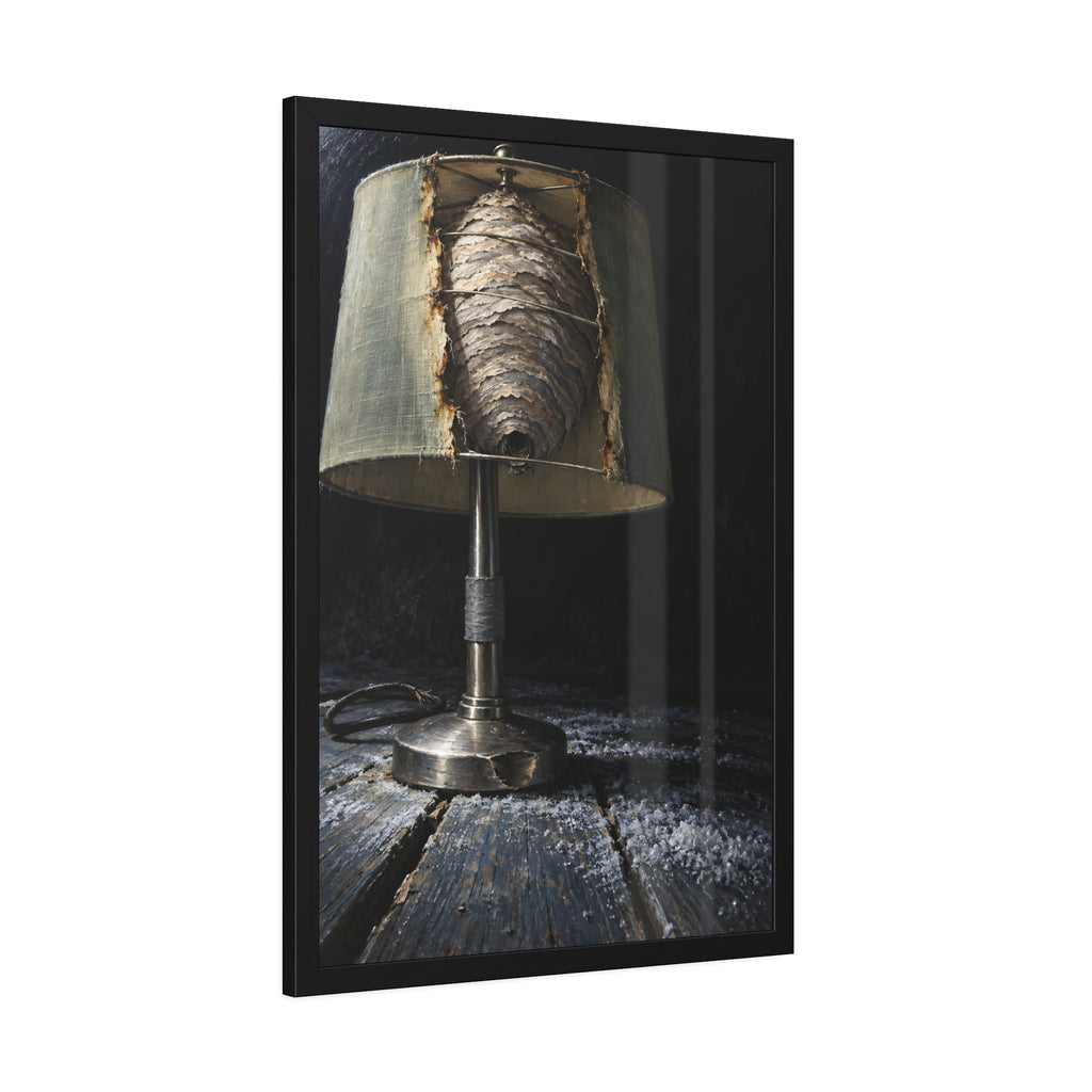 "The Paper Globe in the Shade": A Garabaggio Framed Print