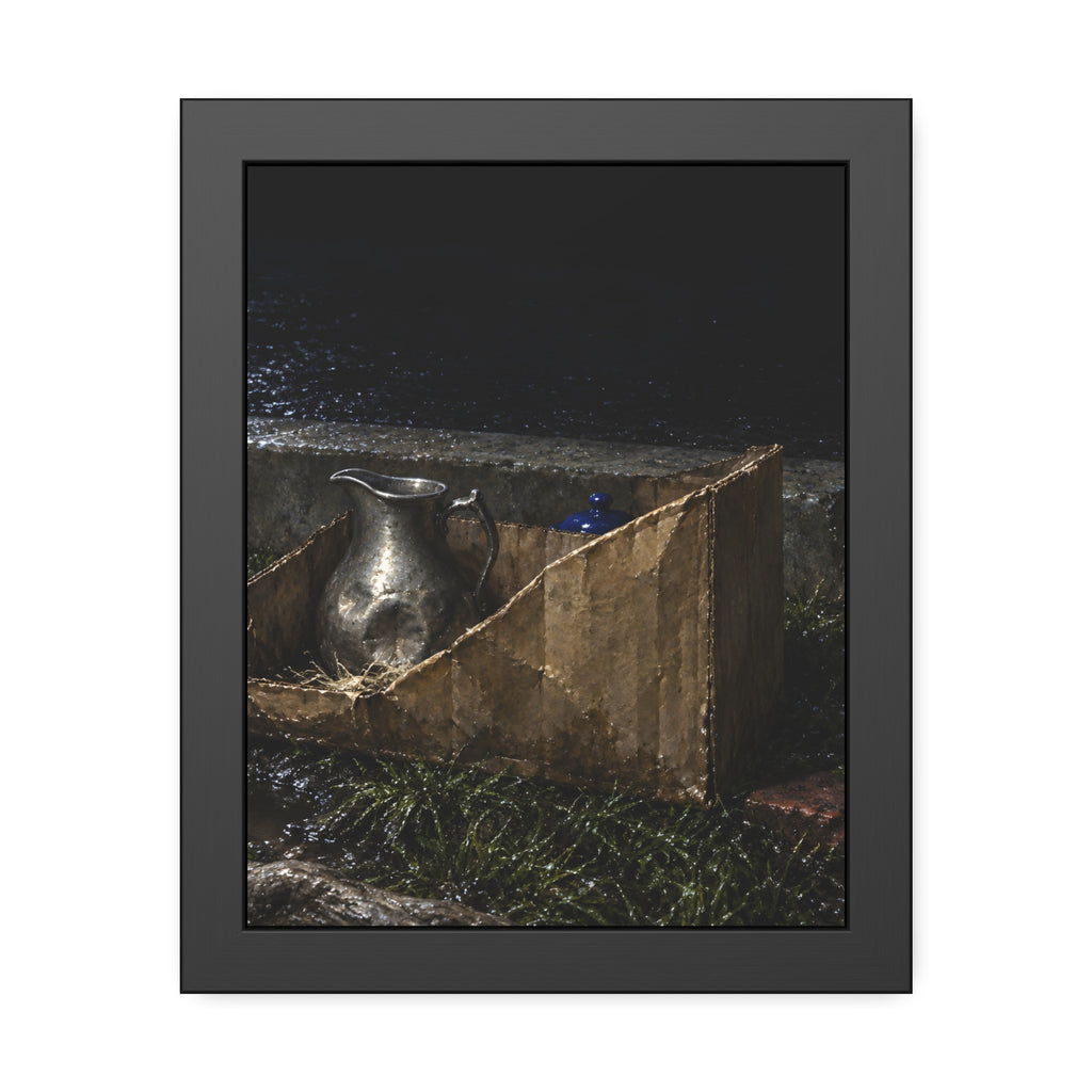 "The Ewer Standing Clear": A Garabaggio Framed Print