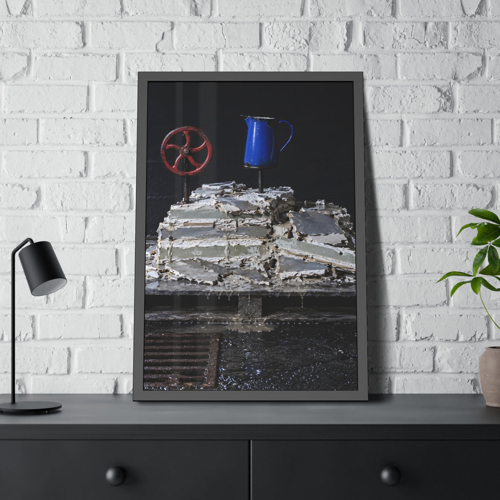 "The Wheel Stands Clear": A Garabaggio Framed Print