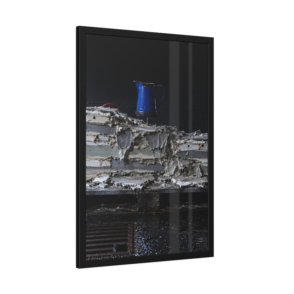 "The Red Arc": A Garabaggio Framed Print