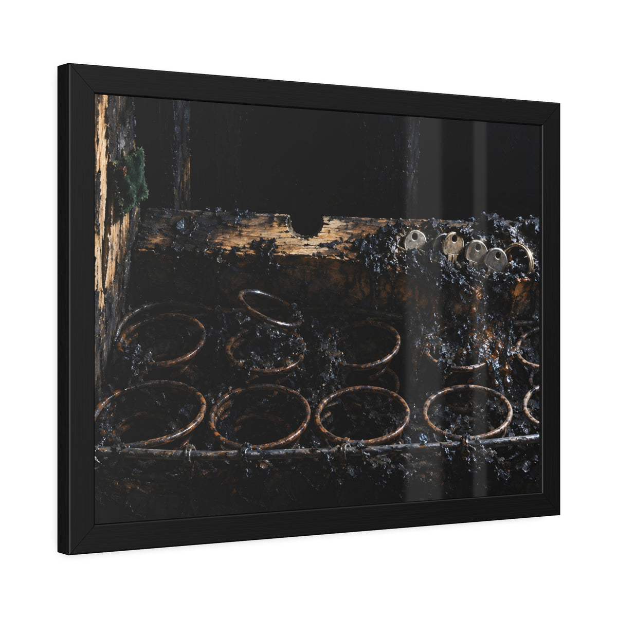 "The Bows of the Keys": A Garabaggio Framed Print