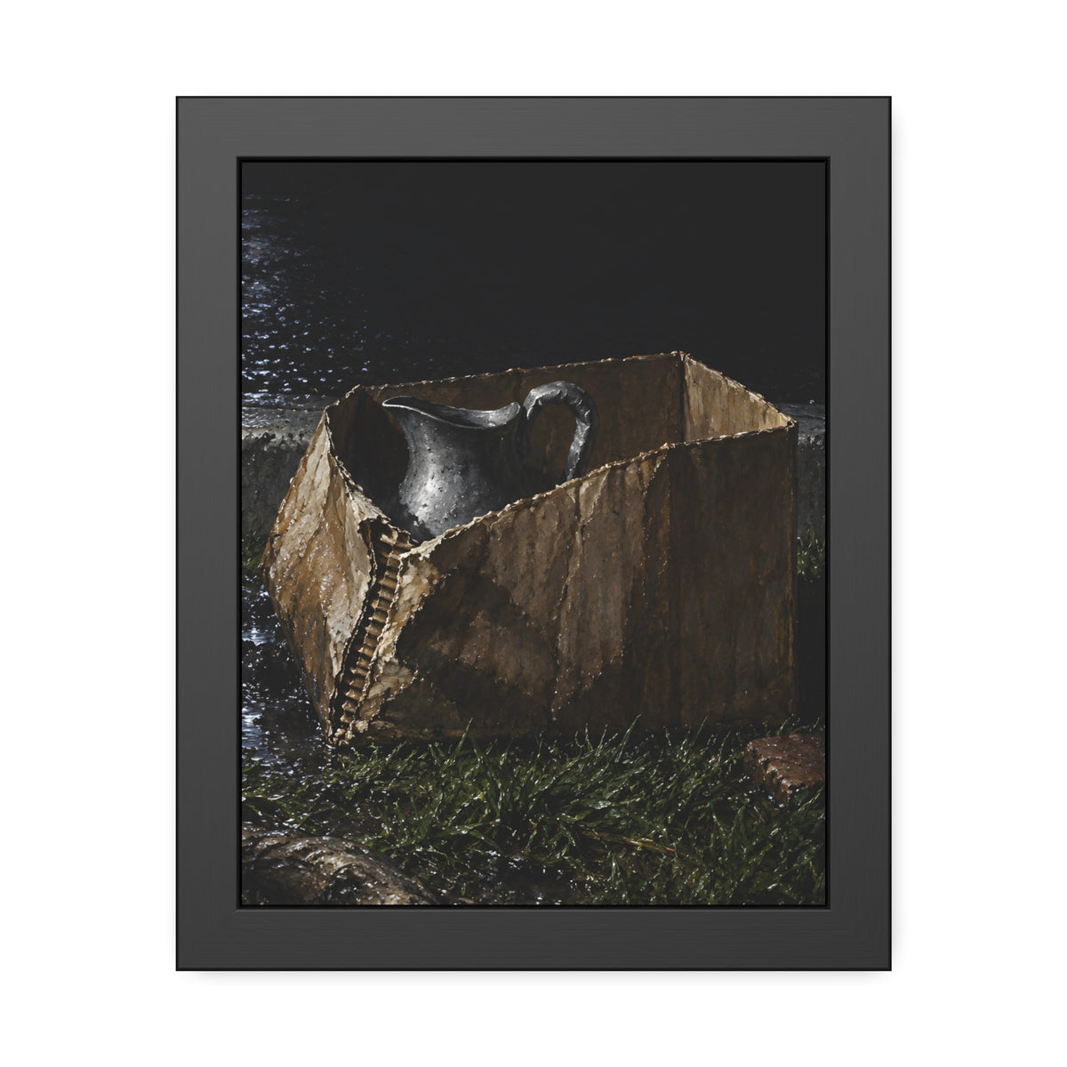 "The Bent Handle": A Garabaggio Framed Print