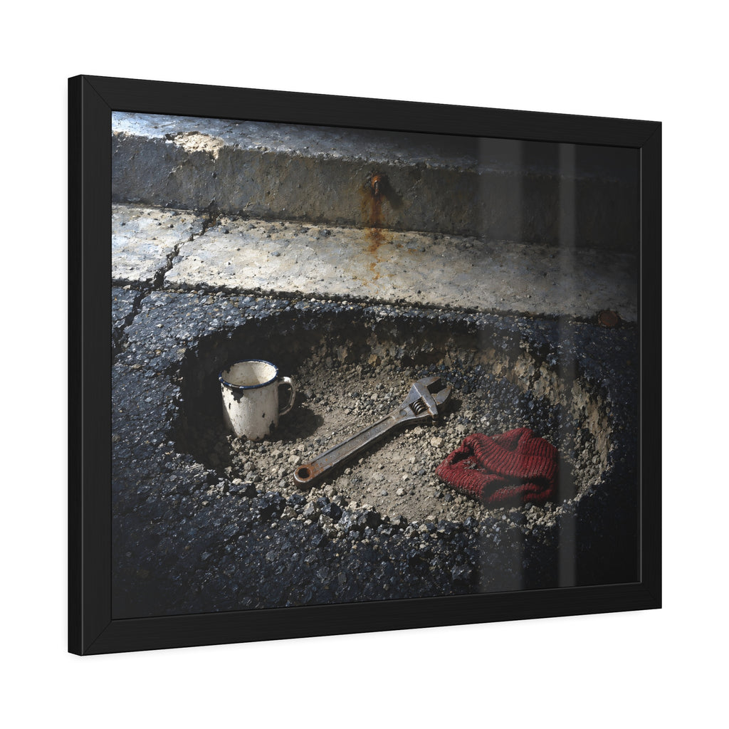 "What the Street Gave Back": A Garabaggio Framed Print