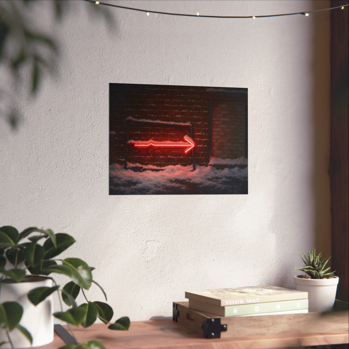 "The Snow on the Stem": A Garabaggio Fine Art Print