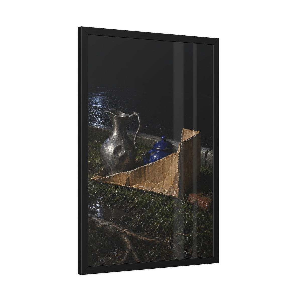 "The Broken Spout": A Garabaggio Framed Print