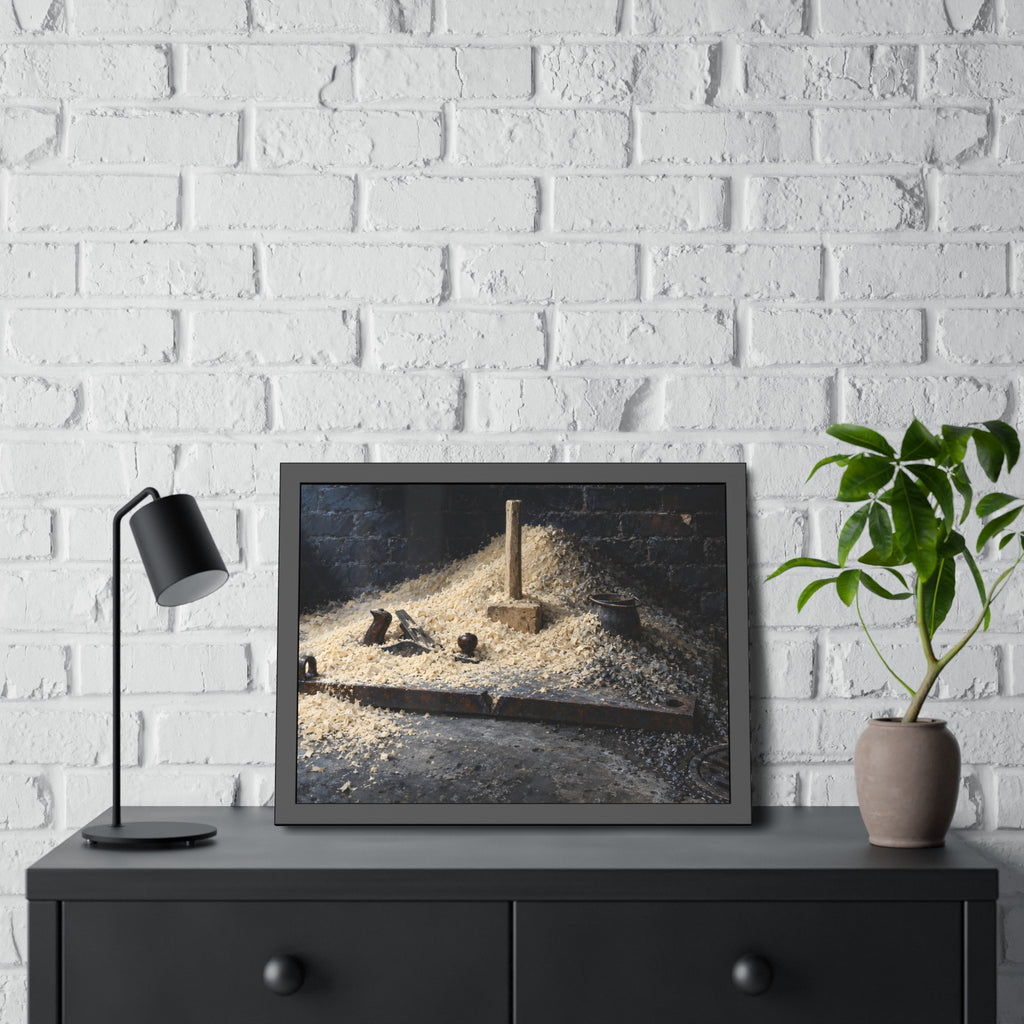 "The Plane Surfaces": A Garabaggio Framed Print