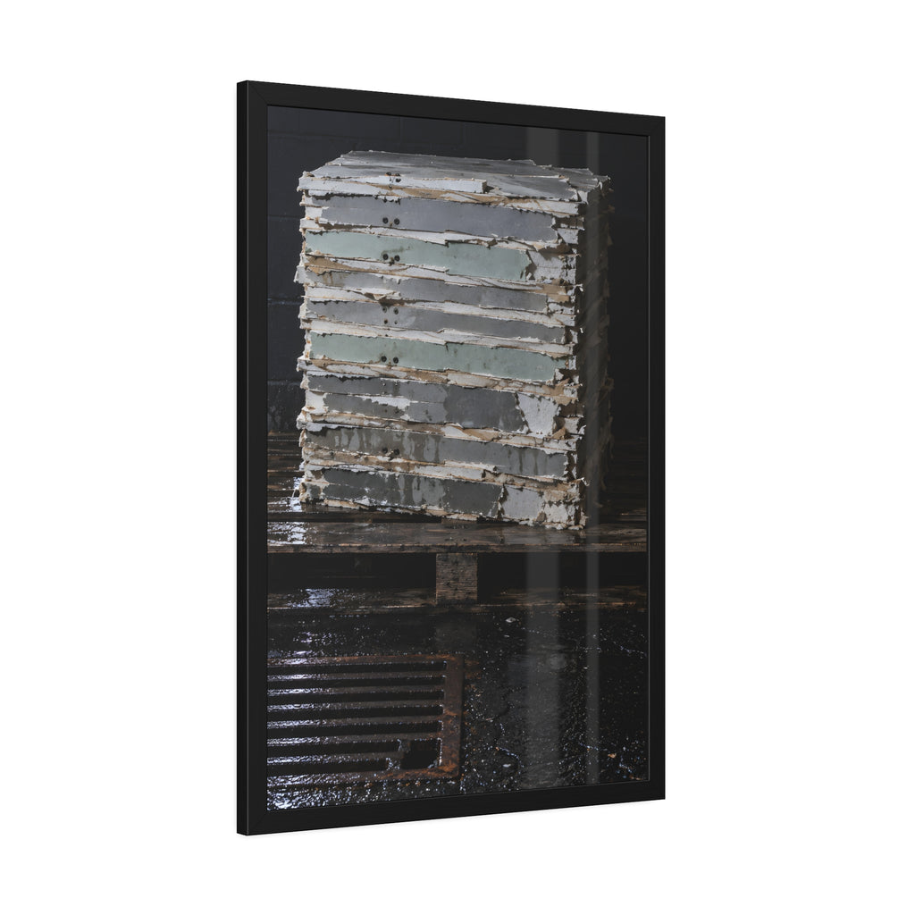 "The Block as Built": A Garabaggio Framed Print