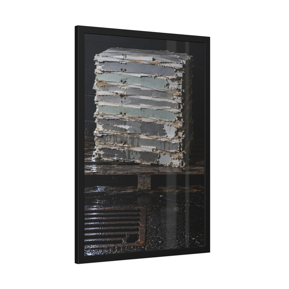 "The Block as Built": A Garabaggio Framed Print