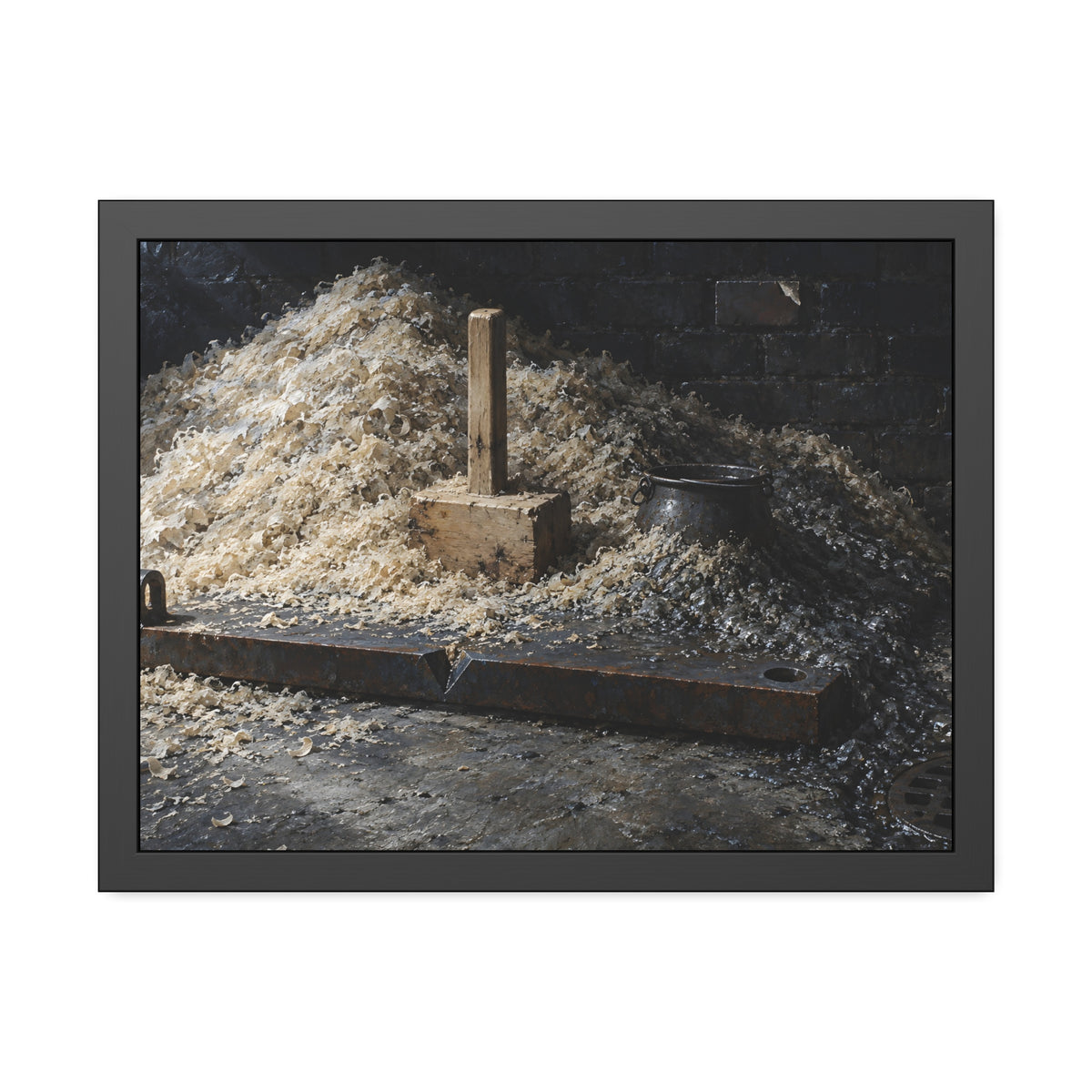 "The Pot Half Given Back": A Garabaggio Framed Print