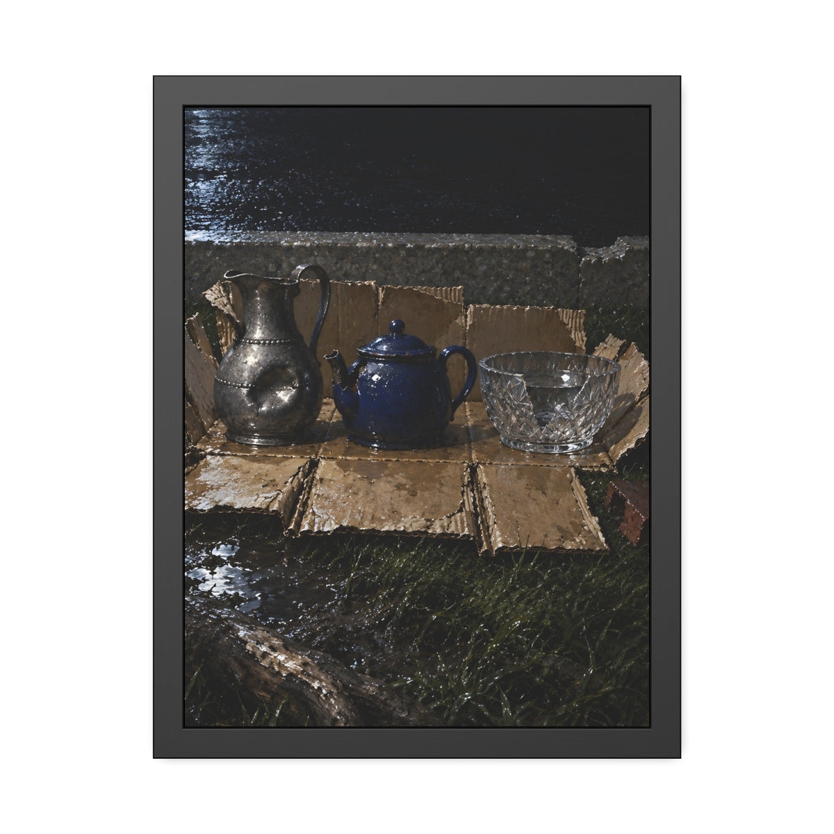 "The Walls Laid Down": A Garabaggio Framed Print