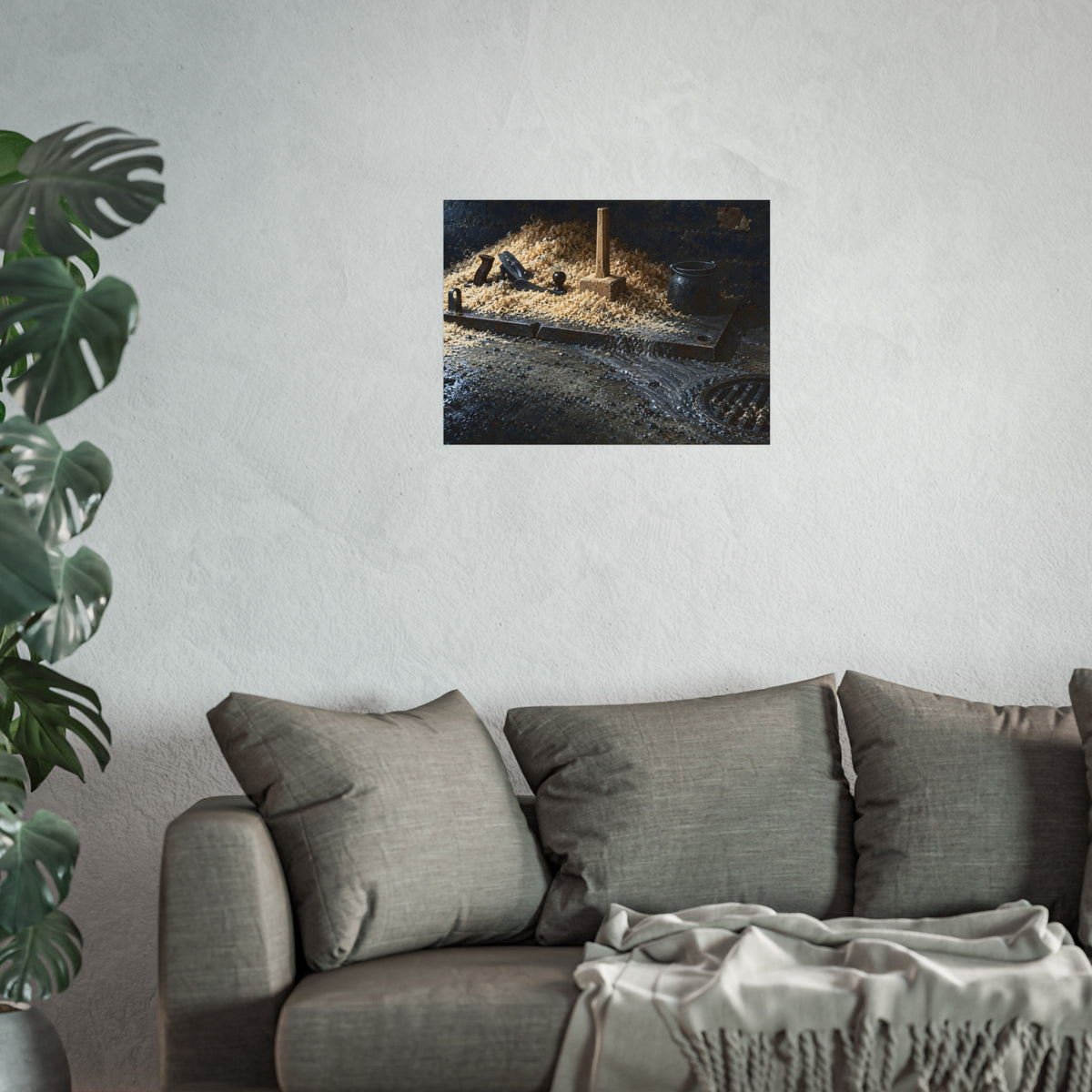 "The Fan at the Drain": A Garabaggio Fine Art Print