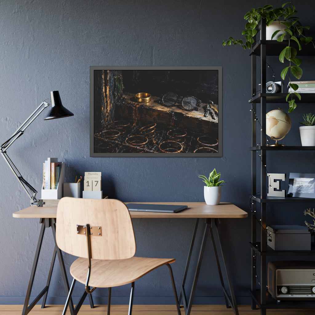 "The Band on the Rail": A Garabaggio Framed Print