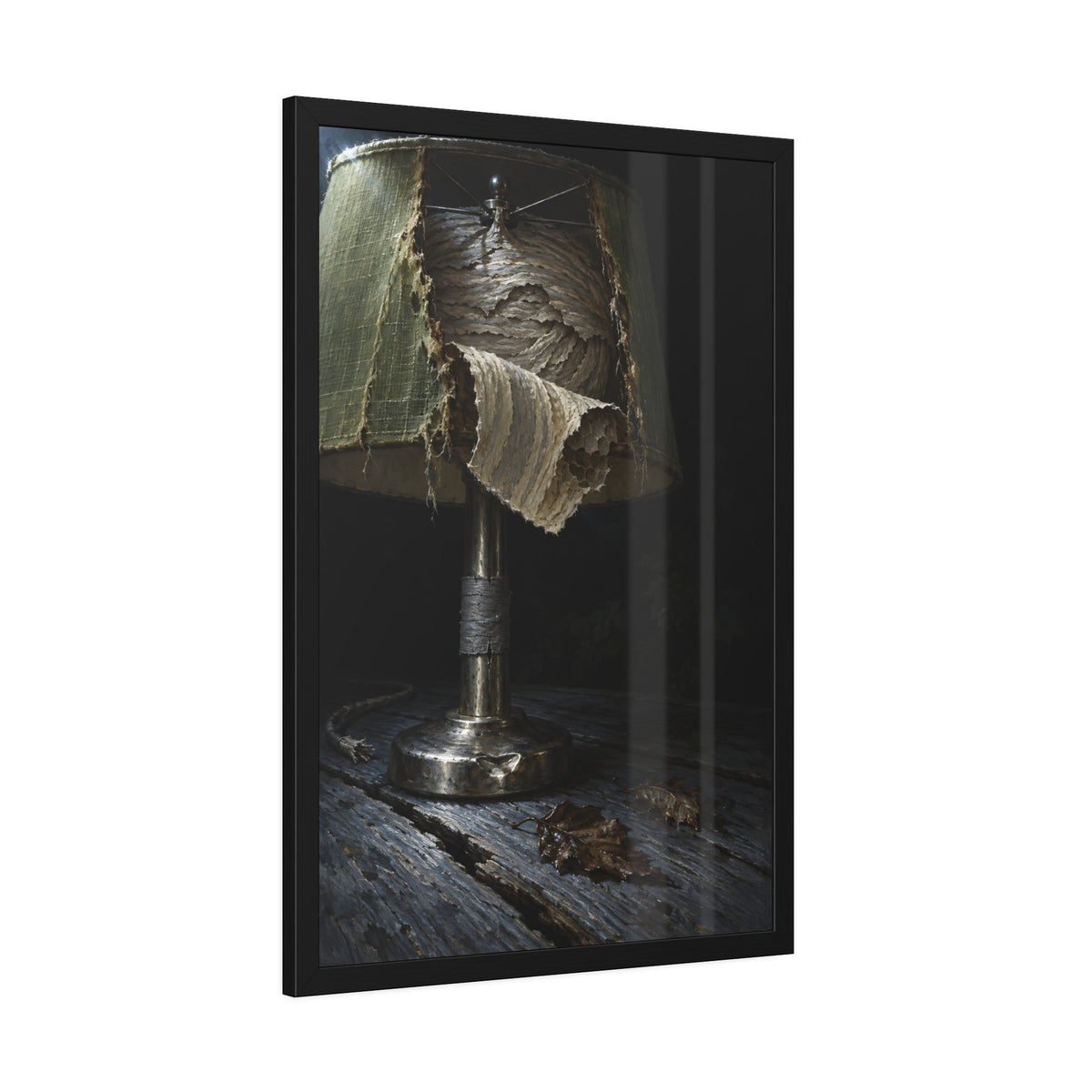 "The First Flap Down": A Garabaggio Framed Print