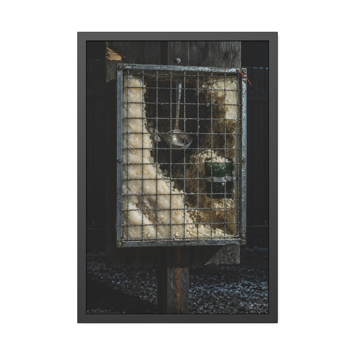 "The Tumbler in Its Ring": A Garabaggio Framed Print
