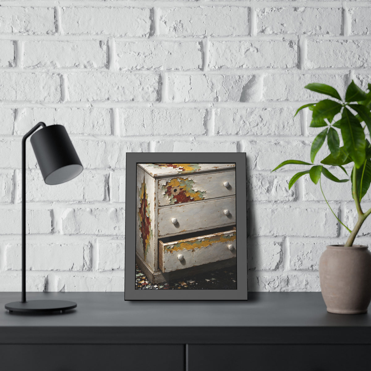 "The Mint Laid Open": A Garabaggio Framed Print