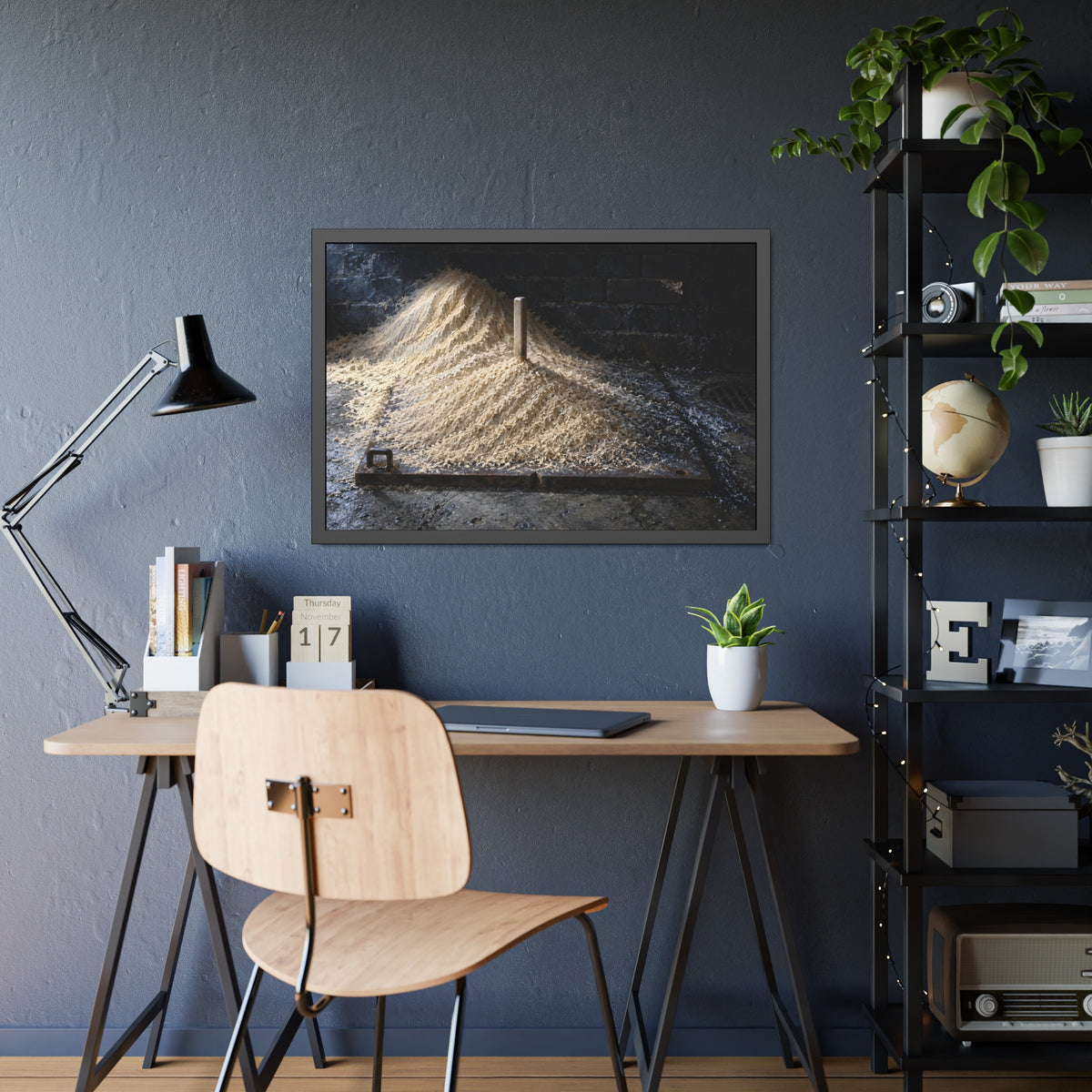 "The Combed Crest": A Garabaggio Framed Print