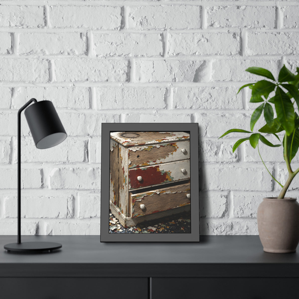 "The Bare Oak at the Centre of Each Loss": A Garabaggio Framed Print
