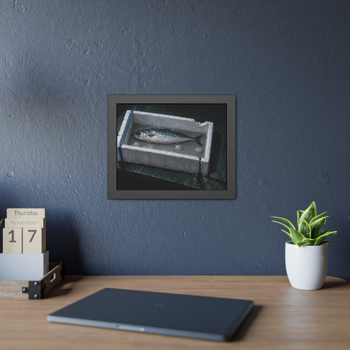 "The Last Pieces of Ice": A Garabaggio Framed Print