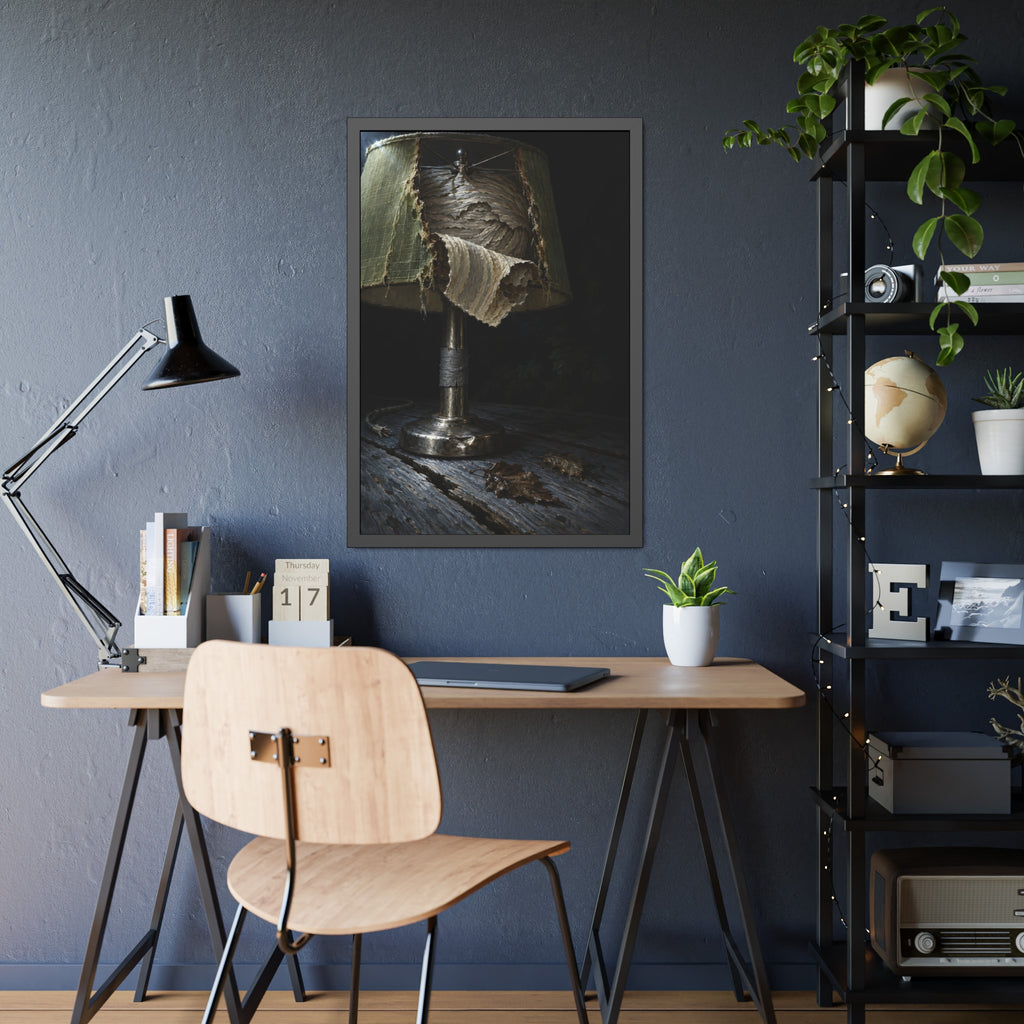 "The First Flap Down": A Garabaggio Framed Print