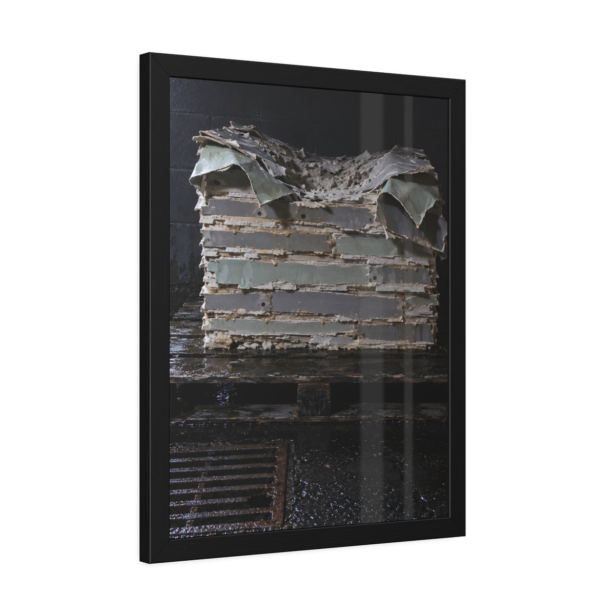 "The Facing Lets Go": A Garabaggio Framed Print