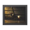 "The Cup on the Half Brick": A Garabaggio Framed Print