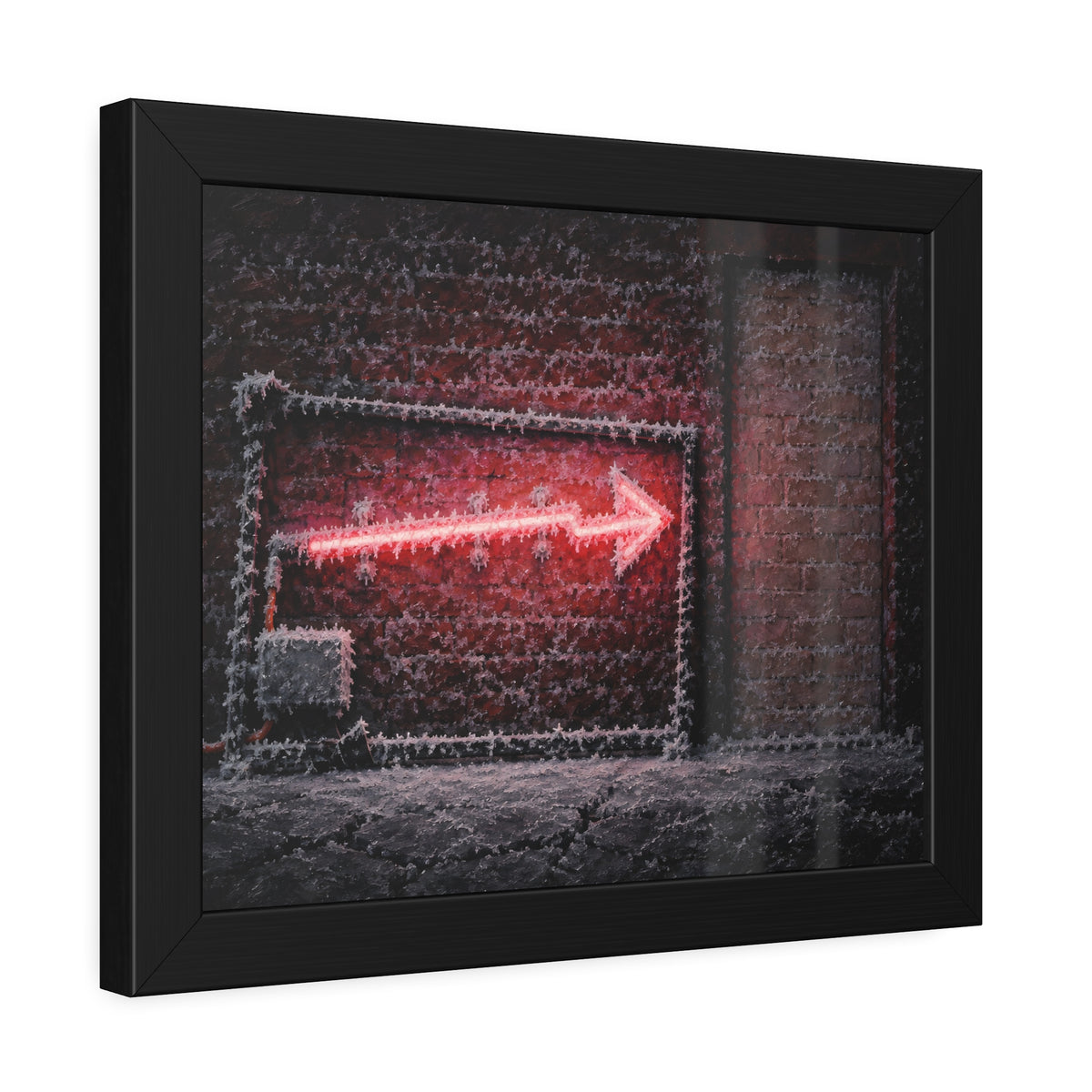 "The Hoarfrost": A Garabaggio Framed Print
