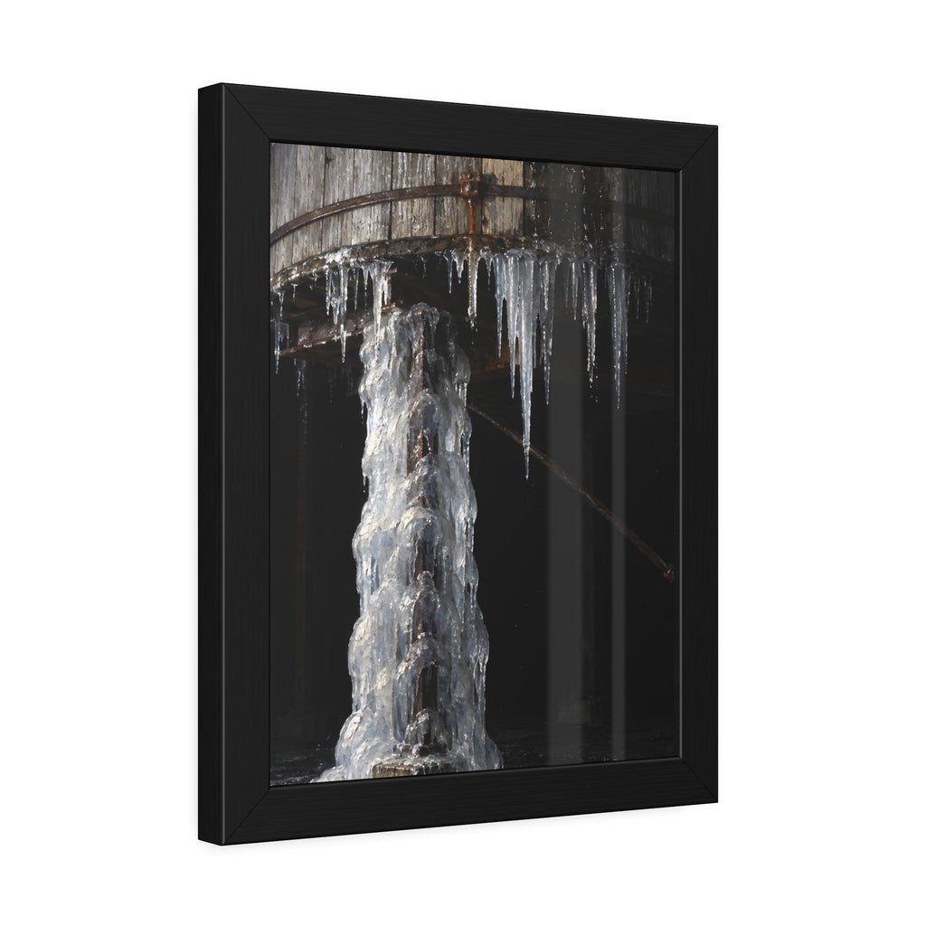 "The Near Leg Cased": A Garabaggio Framed Print