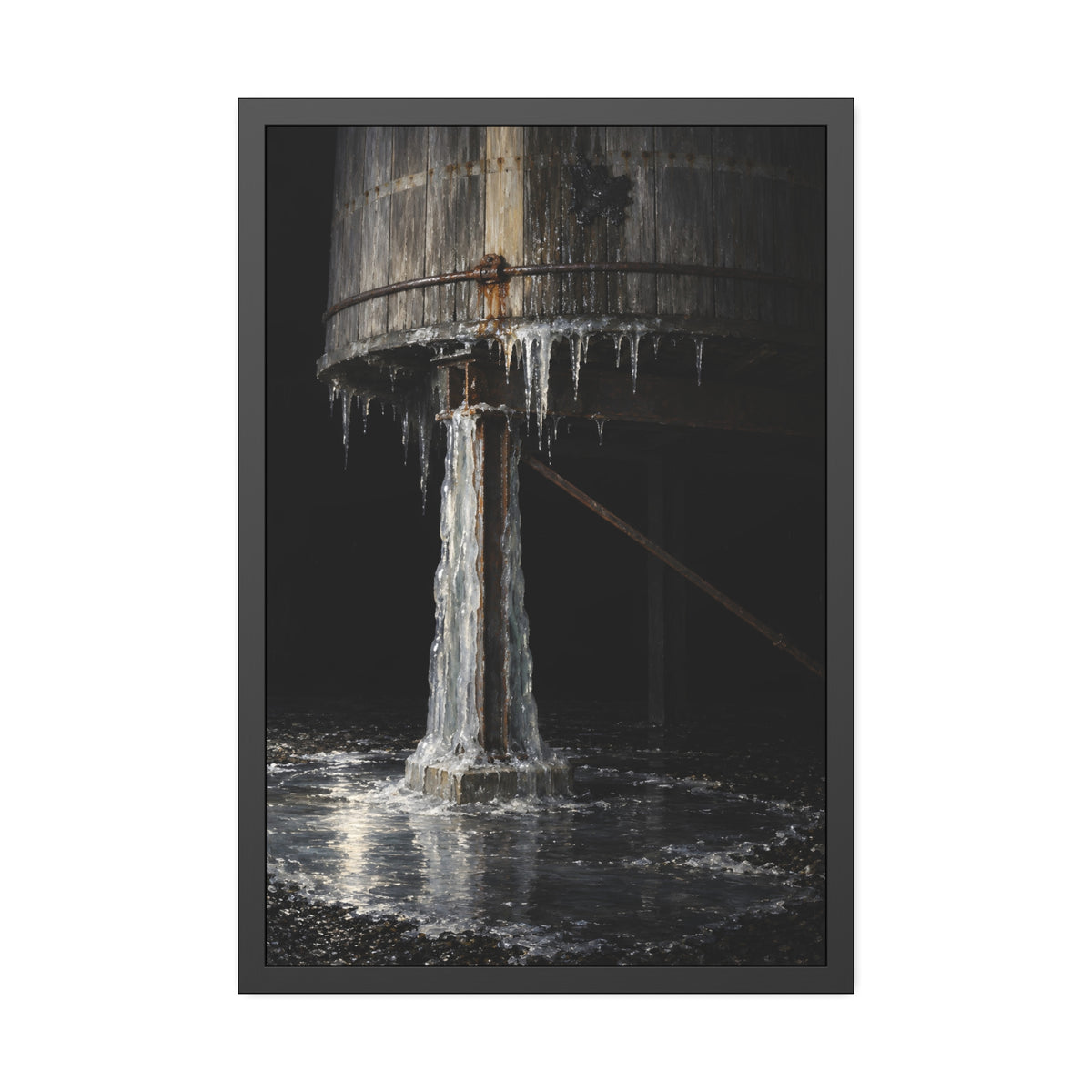 "The Glazed Deck": A Garabaggio Framed Print