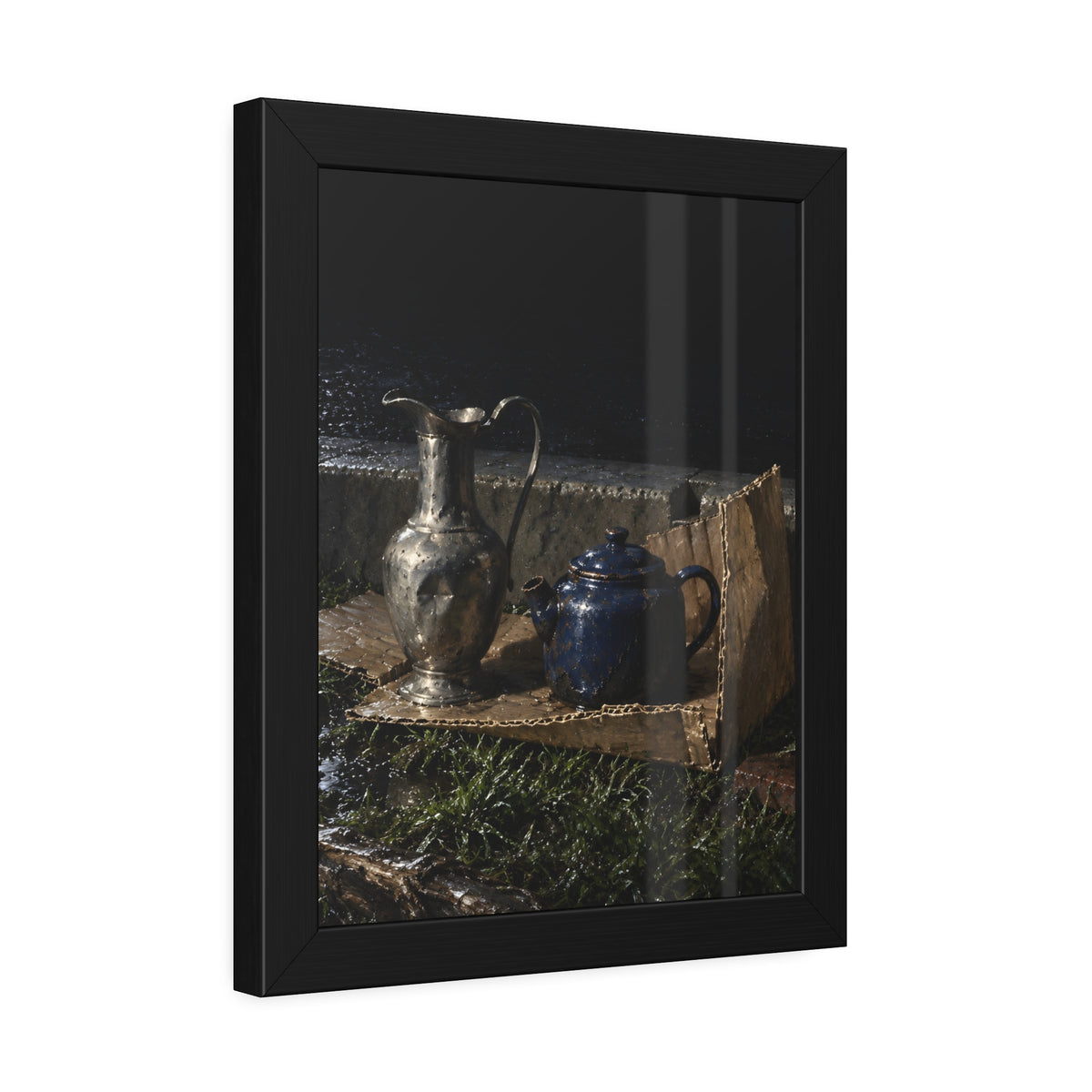 "The Teapot to Its Base": A Garabaggio Framed Print