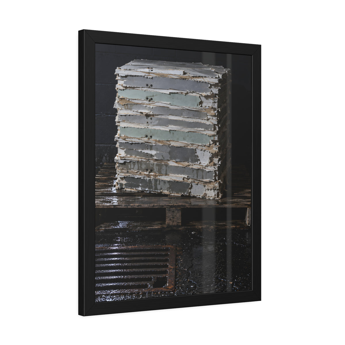 "The Block as Built": A Garabaggio Framed Print