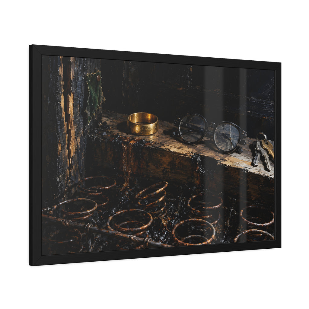 "The Band on the Rail": A Garabaggio Framed Print