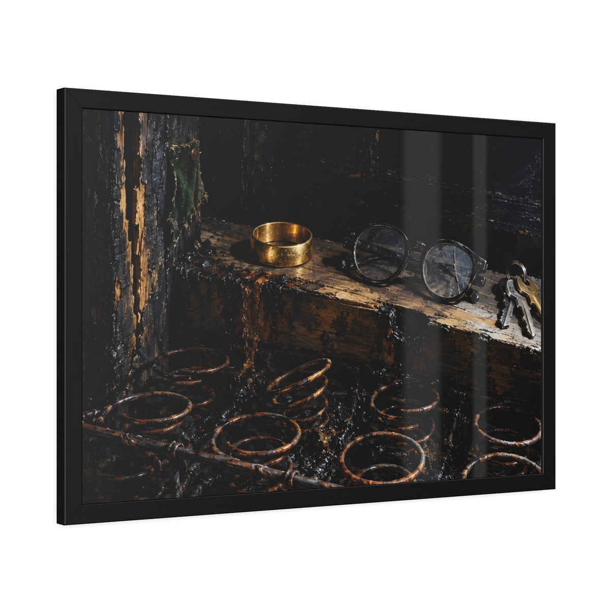 "The Band on the Rail": A Garabaggio Framed Print