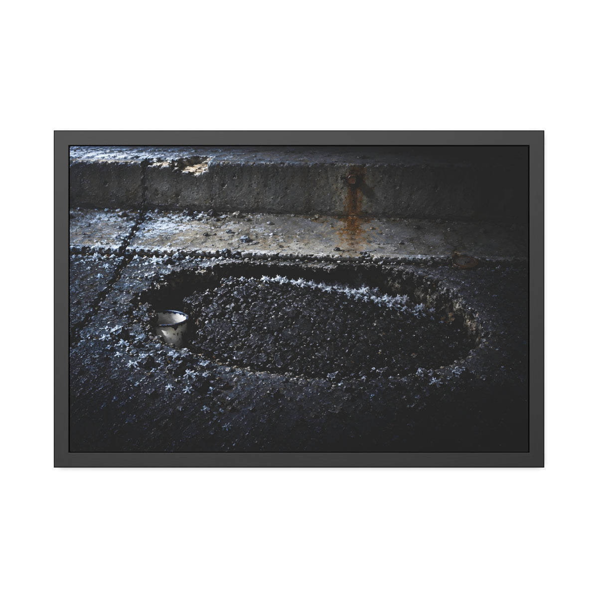 "The Sunk Edge": A Garabaggio Framed Print