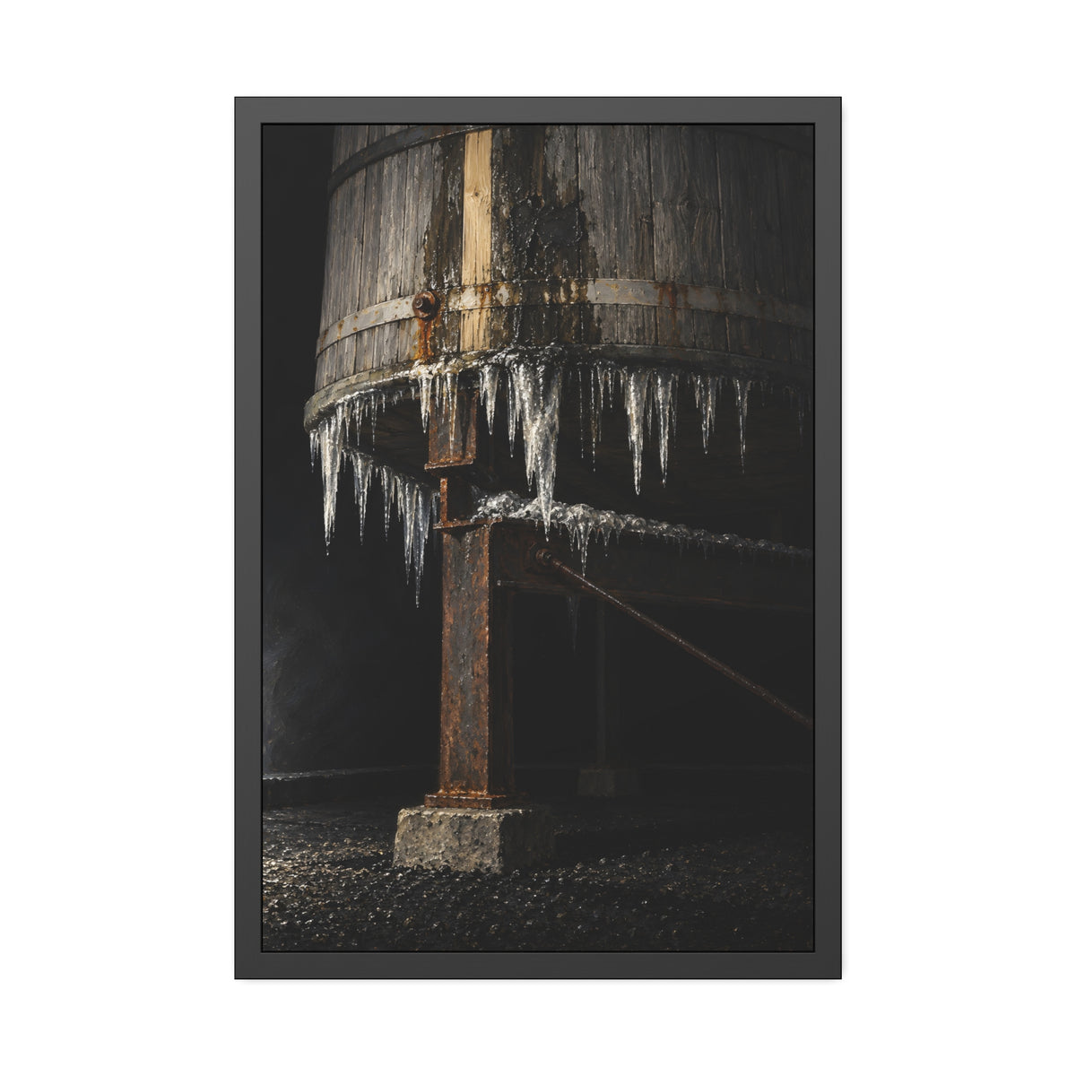 "The Crust on the Beam": A Garabaggio Framed Print
