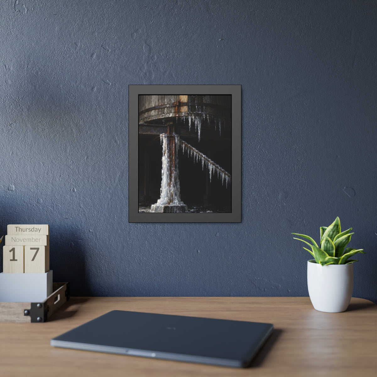 "The Comb on the Rod": A Garabaggio Framed Print