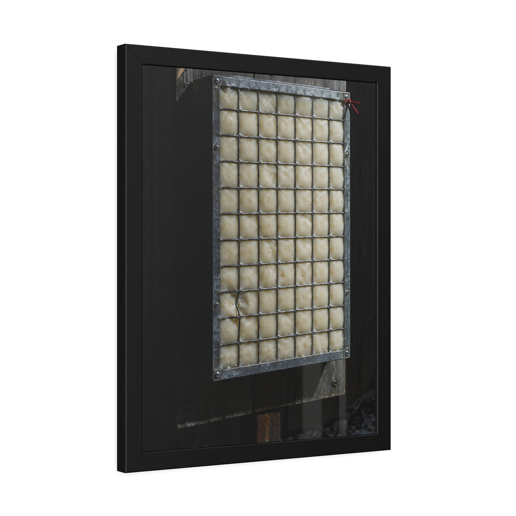 "The Box as Poured": A Garabaggio Framed Print