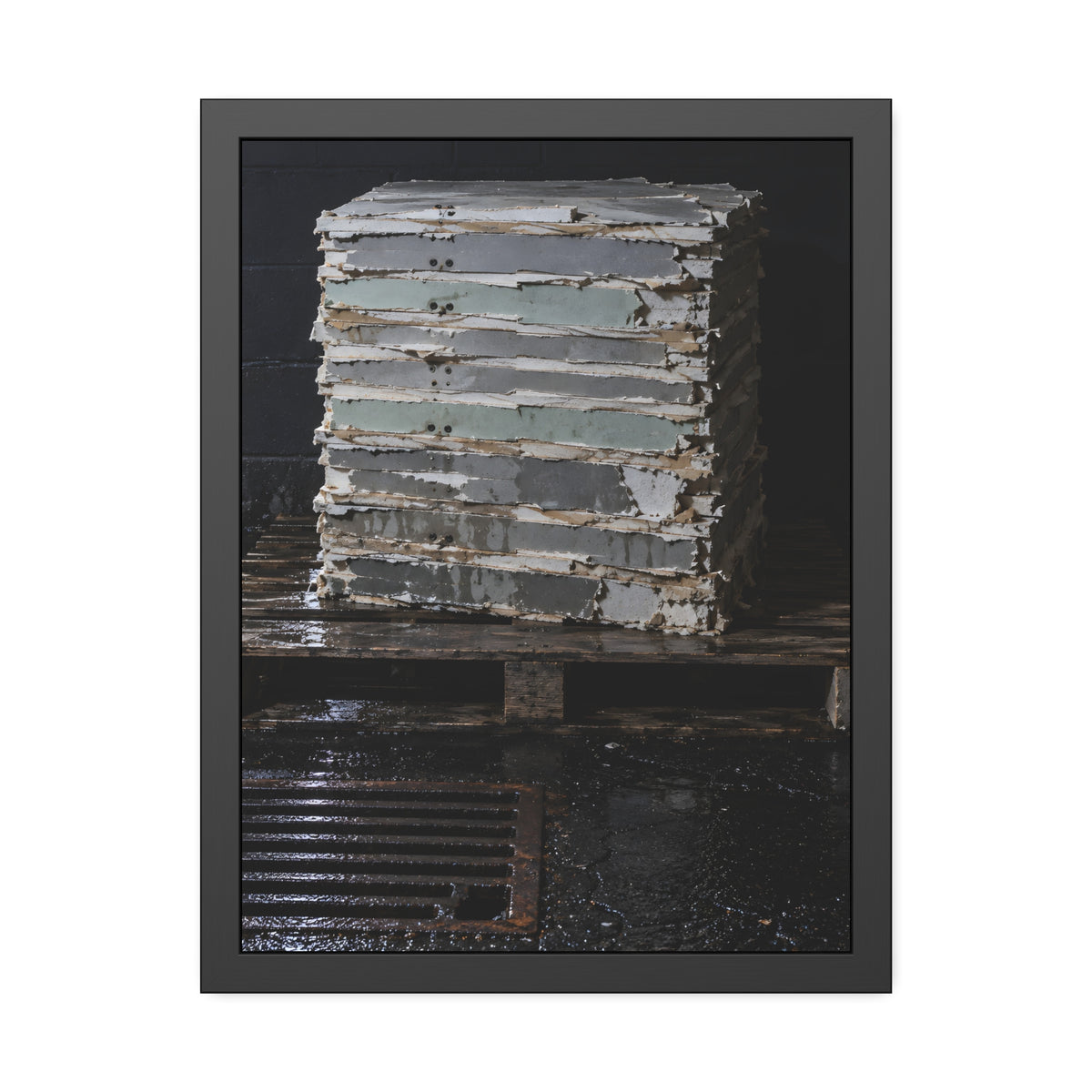 "The Block as Built": A Garabaggio Framed Print