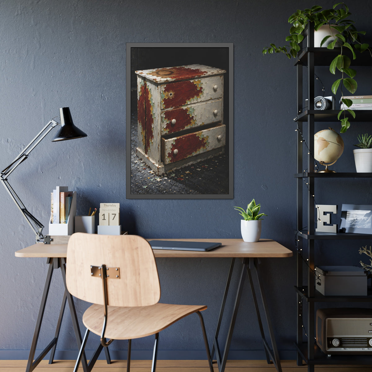"The Brick Red Under Everything": A Garabaggio Framed Print