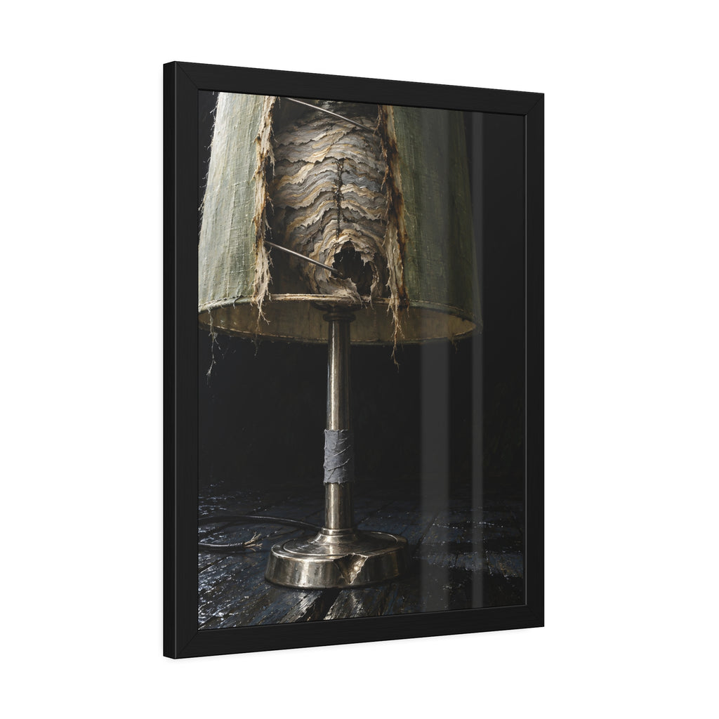 "The Torn Entrance": A Garabaggio Framed Print