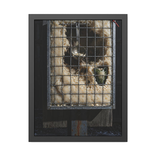 "The Green Curve": A Garabaggio Framed Print