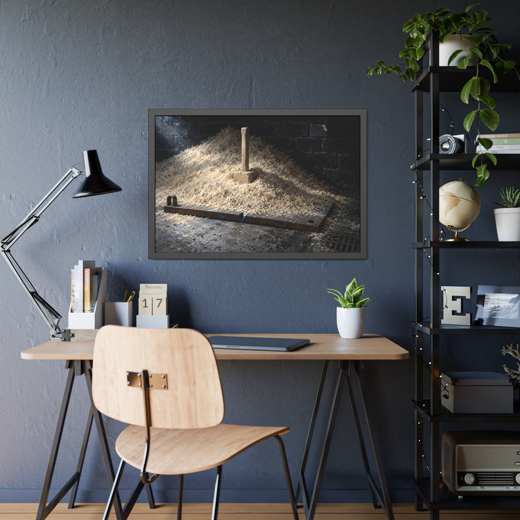 "The Handle Above the Heap": A Garabaggio Framed Print