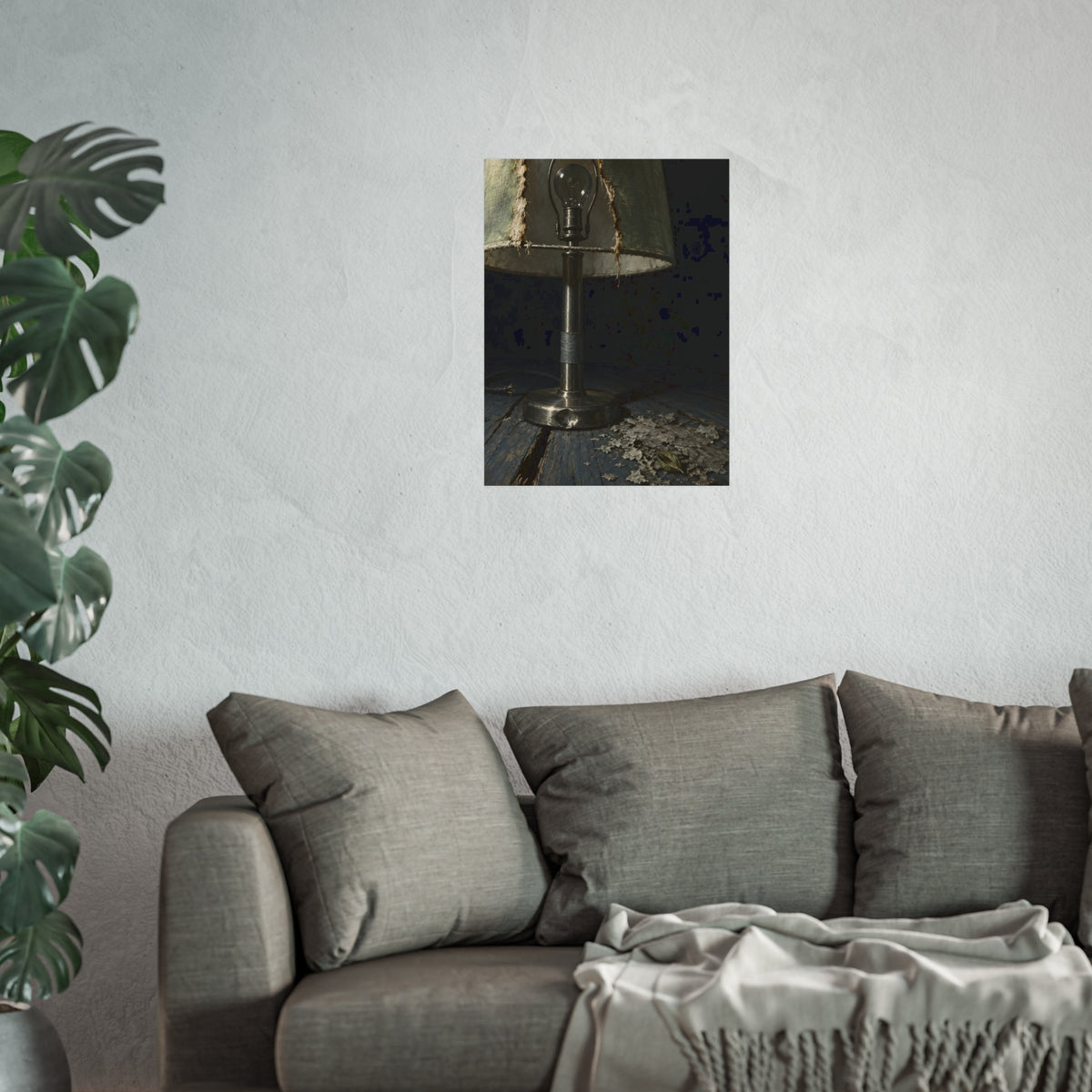 "The Bare Bulb": A Garabaggio Fine Art Print