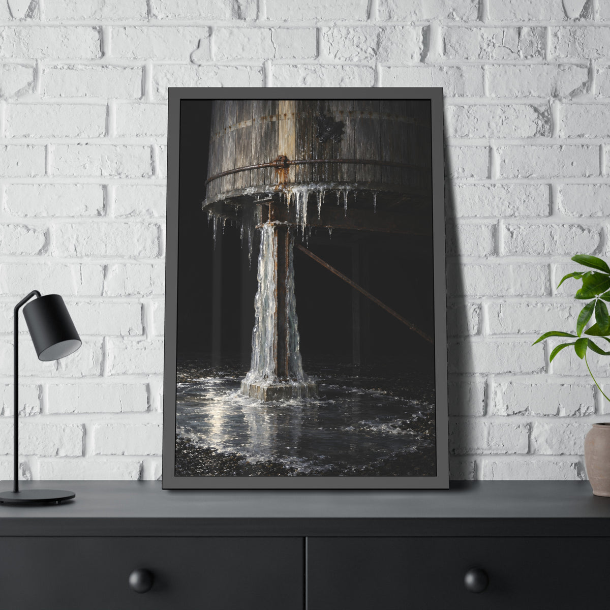 "The Glazed Deck": A Garabaggio Framed Print